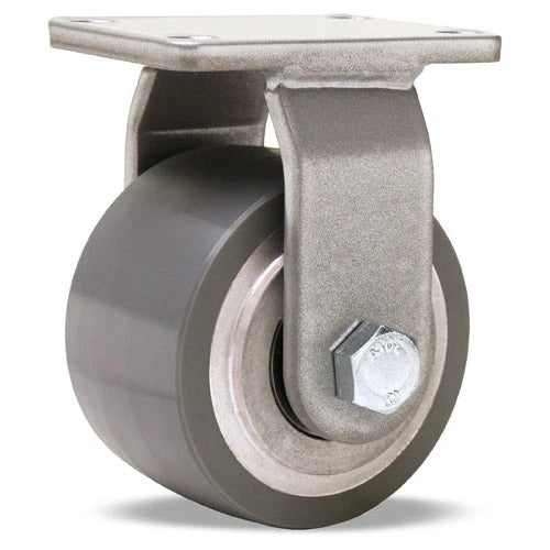 Durable R-EN-35GB95 Hamilton Endurance Rigid Caster - 3 1/2" x 2" DuraGlide Polyurethane Wheel on Aluminum Core with 1/2" Sealed Precision Bearings Hamilton