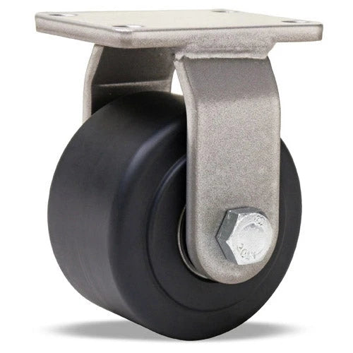 Durable R-EN-35NYB Hamilton Endurance Rigid Caster with 3 1/2" x 2" Nylast High Performance Cast Nylon Wheel and 1/2" Sealed Precision Ball Bearings Hamilton