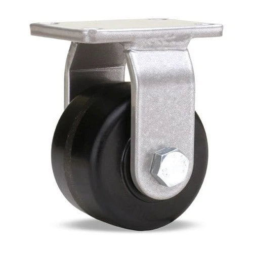 R-EN-3P Hamilton Endurance Rigid Caster - 3 1/4" x 2" Plastex Phenolic Wheel with 3/4" Straight Roller Bearing for Industrial Mobility Hamilton