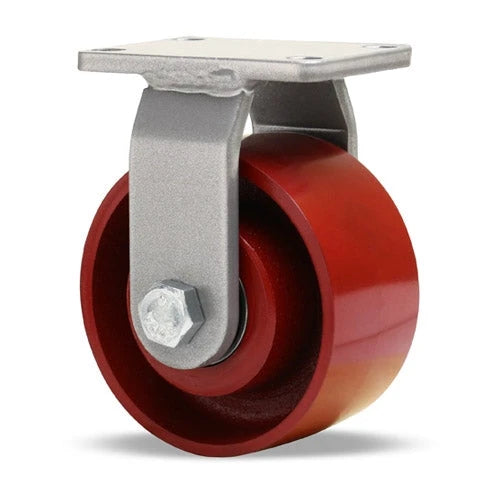 Hamilton 1000 lbs Load Capacity Rigid Caster - 4"x2" Metal Wheel with 1/2" Sealed Precision Ball Bearing - Durable Endurance Caster Hamilton