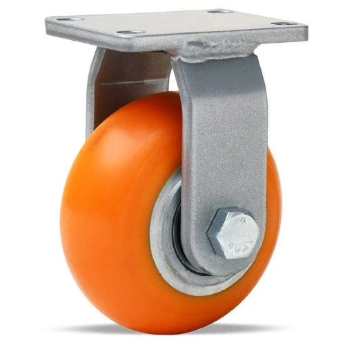 Hamilton 5x2 Ergo-Tech Donut Tread Polyurethane Wheel - Endurance Rigid Caster with 1/2" Sealed Precision Ball Bearing (R-EN-52EMB) Hamilton