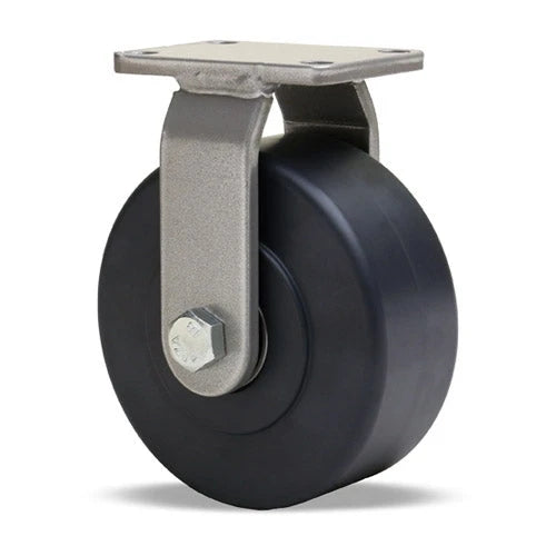 Hamilton Endurance Rigid Caster - 5x2 Nylast High-Performance Cast Nylon Wheel with 1/2 Sealed Precision Ball Bearings (R-EN-5NYB) Hamilton