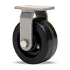 Hamilton Endurance Rigid Caster with 5" x 2" Plastex Phenolic Wheel with 3/4" Straight Roller Bearing Hamilton