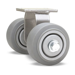 Hamilton R-EN2-4TE 4" x 2" VersaTech Rigid Dual Wheel Caster – 700 lb