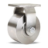 R-ENS-4SB Hamilton Endurance Stainless Steel Rigid Caster - 4" x 2" Wheel with Precision Bearings - Corrosion Resistant for Industrial Use Hamilton