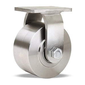 R-ENS-4SB Hamilton Endurance Stainless Steel Rigid Caster - 4" x 2" Wheel with Precision Bearings - Corrosion Resistant for Industrial Use Hamilton