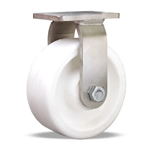 R-ENS-5AZ Hamilton Endurance Stainless Steel Rigid Caster – 5" x 2" Aqualite Wheel with 3/4" Delrin Bearing Hamilton