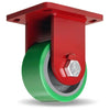 Hamilton Enhanced Precision Super Duty Rigid Caster featuring HPI™ Swivel Technology with 6" x 3" Duralast Polyurethane (95A) on Cast Iron Wheel with 1" Sealed Precision Ball Bearings CasterHQ