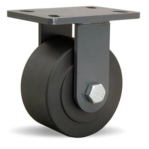 Hamilton R-ES-63NYB 6" x 3" Nylast Rigid Caster – 2400 lb