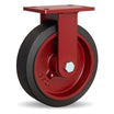 Hamilton R-FM-10RH 10" x 2.5" Moldon Rubber Rigid Caster – 790 lb | CasterHQ