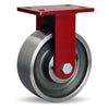 Hamilton ForgeMaster Rigid Caster with 8" x 3" Forged Steel Wheel with 3/4" Sealed Precision Ball Bearings Hamilton