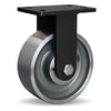 Hamilton FMK Series 8" Rigid Caster - High Heat Weldment - 2560 lbs. Capacity @ 550°F, 1280 lbs. @ 750°F - Forged Steel Wheel with 3/4" Stainless Steel Bearings Hamilton