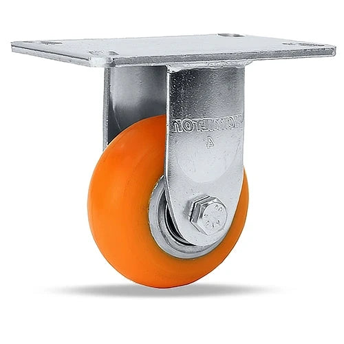 Hamilton R-GS-42EMB General Service Rigid Caster - 4x2 Inch Ergo-Tech Polyurethane on Aluminum Wheel with Precision Bearings Hamilton