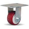 Hamilton R-GS-4NF General Service Rigid Caster - 4x2" Poly-Tech Polyurethane Wheel, Durable for Industrial Use Hamilton