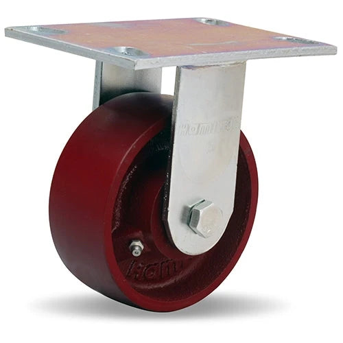 Hamilton R-GS-5MB Rigid Caster - 5x2 Inch Metal Wheel with Precision Ball Bearing for General Service Hamilton