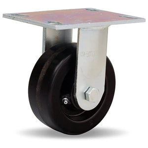 Hamilton R-GS-5P General Service Rigid Caster - 5x2 Inch Plastex Phenolic Wheel with Robust Roller Bearings for Industrial Use Hamilton