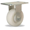 Hamilton R-GS-5WNB General Service Rigid Caster - 5x2 Inch White Nylon Wheel with Precision Bearings for Efficient Mobility Hamilton