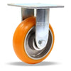 Hamilton R-GS-82EMB General Service Rigid Caster - 8x2" Ergo-Tech Polyurethane Wheel, Precision Ball Bearings, Durable Aluminum Core Hamilton