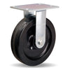Hamilton R-GS-8P General Service Rigid Caster - 8" x 2" Plastex Phenolic Wheel with 3/4" Roller Bearing Hamilton