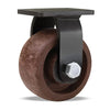 Hamilton High Heat Weldment HEN Rigid Caster 4"x2" - 475°F Heat Resistant with Roller Bearing & Grease Hamilton
