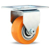 Hamilton Hi-Lo 3" Rigid Caster - 400 lbs Load Capacity, Ergo-Tech Donut Tread Polyurethane Wheel, 3/8" Precision Ball Bearings Hamilton