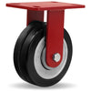 Hamilton Ergo-X2 Rigid Caster – 6"x2" UltraGlide XC Wheel | 1/2" Sealed Bearings | Top-Rated for E-Commerce Platforms CasterHQ