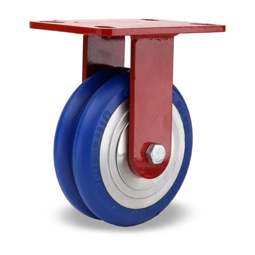 Hamilton Heavy Service R-HS-6SWC85: High-Performance, Maintenance-Free Rigid Caster with UltraGlide Twin Wheel Hamilton