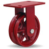 Hamilton R-HS-6V Heavy Service 6" V-Grooved Rigid Caster with 3/4" Roller Bearing - Industrial Strength & Maneuverability Hamilton