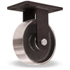 Hamilton 6" Rigid Caster - HSK Inferno Series - High Heat 750°F Rated - 6x2 Forged Steel Wheel - 1/2" Stainless Steel Shielded Ball Bearings - 1600lbs Capacity at 550°F, 800lbs at 750°F Hamilton