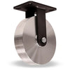 Hamilton R-HSK-8HSB High Heat Rigid Caster - 8x2 Stainless Wheel, 750° F Rated with Precision Bearings