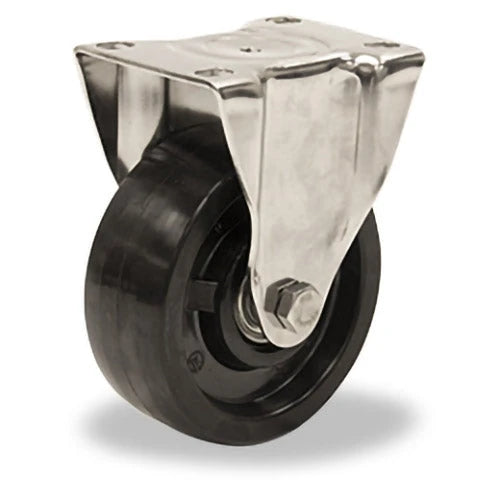 Hamilton R-HSTL-3HCSB Rigid Caster - 3" High Heat Duratherm Wheel with Roller Bearing - Up to 572°F Resistant Hamilton