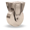Hamilton R-HSTL-4HSB Stainless Steel Rigid Caster – 4" Metal Wheel for 750° F High Heat Environments with Precision Bearings Hamilton