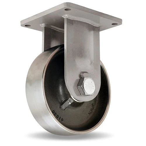 Hamilton Maxi-Duty Rigid Caster with 10" x 3" Forged Steel Wheel with 1 1/4" Precision Tapered Roller Bearings Hamilton