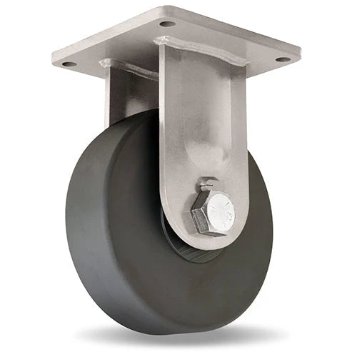 Hamilton Maxi-Duty Rigid Caster with 10" x 3" Nylast Wheel with 1 1/4" Precision Roller Ball Bearings Hamilton