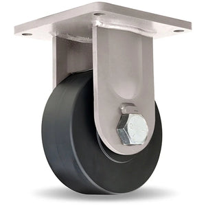 Hamilton Maxi-Duty Rigid Caster with 8" x 3" Nylast Wheel with 1 1/4" Precision Ball Bearings Hamilton