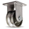 Hamilton R-MD-84FVH 8"x4" Forged Steel Rigid Caster – 1 1/2" Roller | CasterHQ
