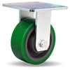 Hamilton R-MS-5DB Medium Service Rigid Caster - 5x2 Inch Duralast Polyurethane Wheel on Cast Iron Core with Precision Ball Bearings Hamilton