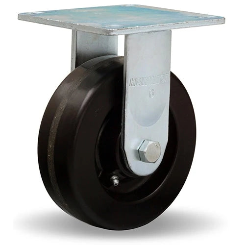 Hamilton R-MS-6P Medium Service Caster - 6x2 Inch Plastex Phenolic Wheel with Roller Bearing for Reliable Mobility Hamilton