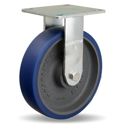 Hamilton R-MS-8SPB Medium Service Rigid Caster - 8x2" Ergo-Glide Polyurethane Wheel, Precision Bearings Hamilton