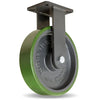 Hamilton Super Endurance™ Rigid Caster with 12" x 3" Duralast® Polyurethane (95A) on Cast Iron Wheel with 3/4" Sealed Precision Ball Bearings CasterHQ