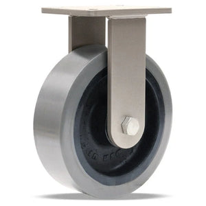 Hamilton Super Endurance™ Rigid Caster with 12" x 3" DuraGlide Wheel 1" thick Polyurethane (95A) Wheel with 3/4" Sealed Precision Ball Bearings Hamilton