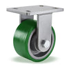 Hamilton Super Endurance™ Rigid Caster with 6" x 3" Duralast® Polyurethane (95A) on Cast Iron Wheel with 3/4" Sealed Precision Ball Bearings Hamilton
