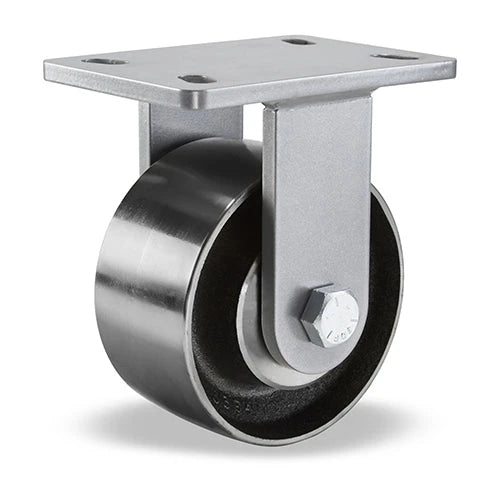 Hamilton Super Endurance™ Rigid Caster with 6" x 3" Forged Steel Wheel with 3/4" Sealed Precision Ball Bearing Hamilton
