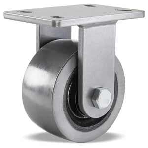 Hamilton Super Endurance™ Rigid Caster with 6" x 3" DuraGlide Wheel 1" thick Polyurethane (95A) Wheel with 3/4" Sealed Precision Ball Bearings CasterHQ