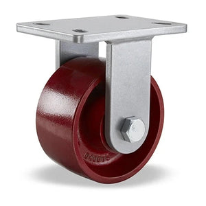 Hamilton 6" x 3" Metal Rigid Caster – 3/4" Sealed Ball Bearing