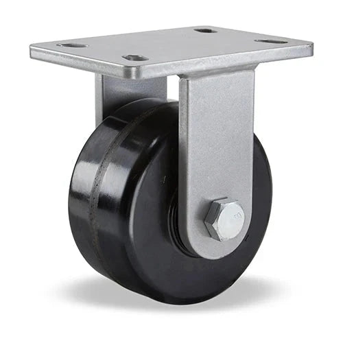 Hamilton Super Endurance™ Rigid Caster with 6" x 3" Plastex Phenolic Wheel with 1" Straight Roller Bearing CasterHQ
