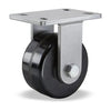 Hamilton Super Endurance™ Rigid Caster with 6" x 3" Plastex Phenolic Wheel with 1" Straight Roller Bearing CasterHQ