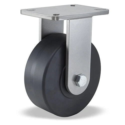 Hamilton Super Endurance™ Rigid Caster with 8" x 3" Nylast™ High Performance Cast Nylon Wheel with 3/4" Sealed Precision Ball Bearings Hamilton