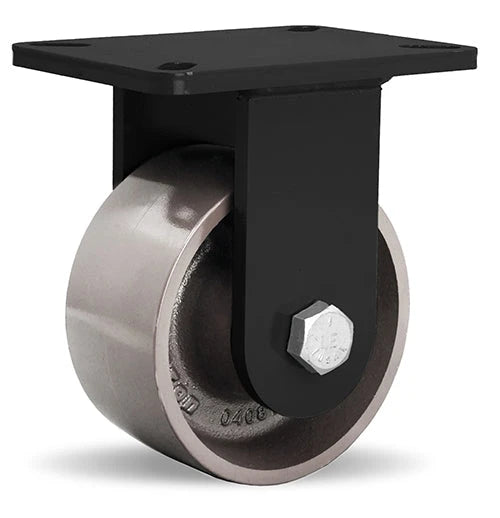 Hamilton 6x3 High Heat Super Endurance Rigid Caster - 2000 lbs Load at 550°F, 1000 lbs at 750°F, Stainless Steel Precision Bearings Hamilton