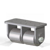 Hamilton Son of Mini-Mite 6000 lbs Load Capacity Rigid Caster - Low Profile Dual Wheel, 3 1/8" x 3" Steel Roller with Needle Bearings, 3/4" Axle - R-SOMM2-313FS Hamilton